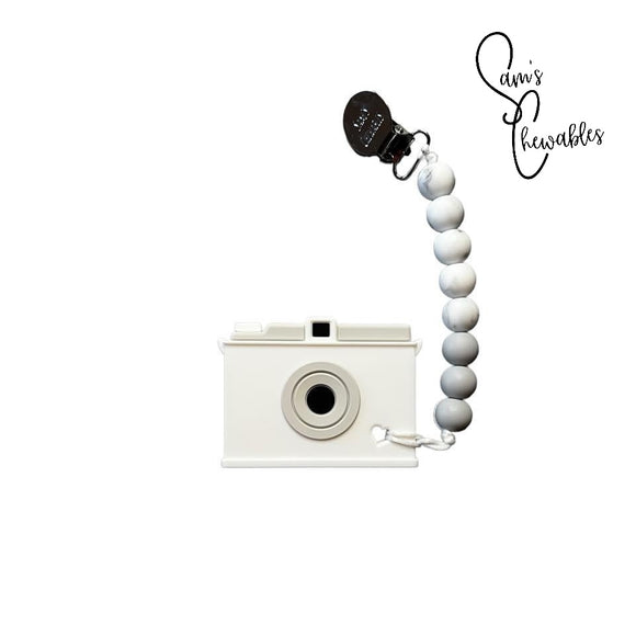 White Camera Teether