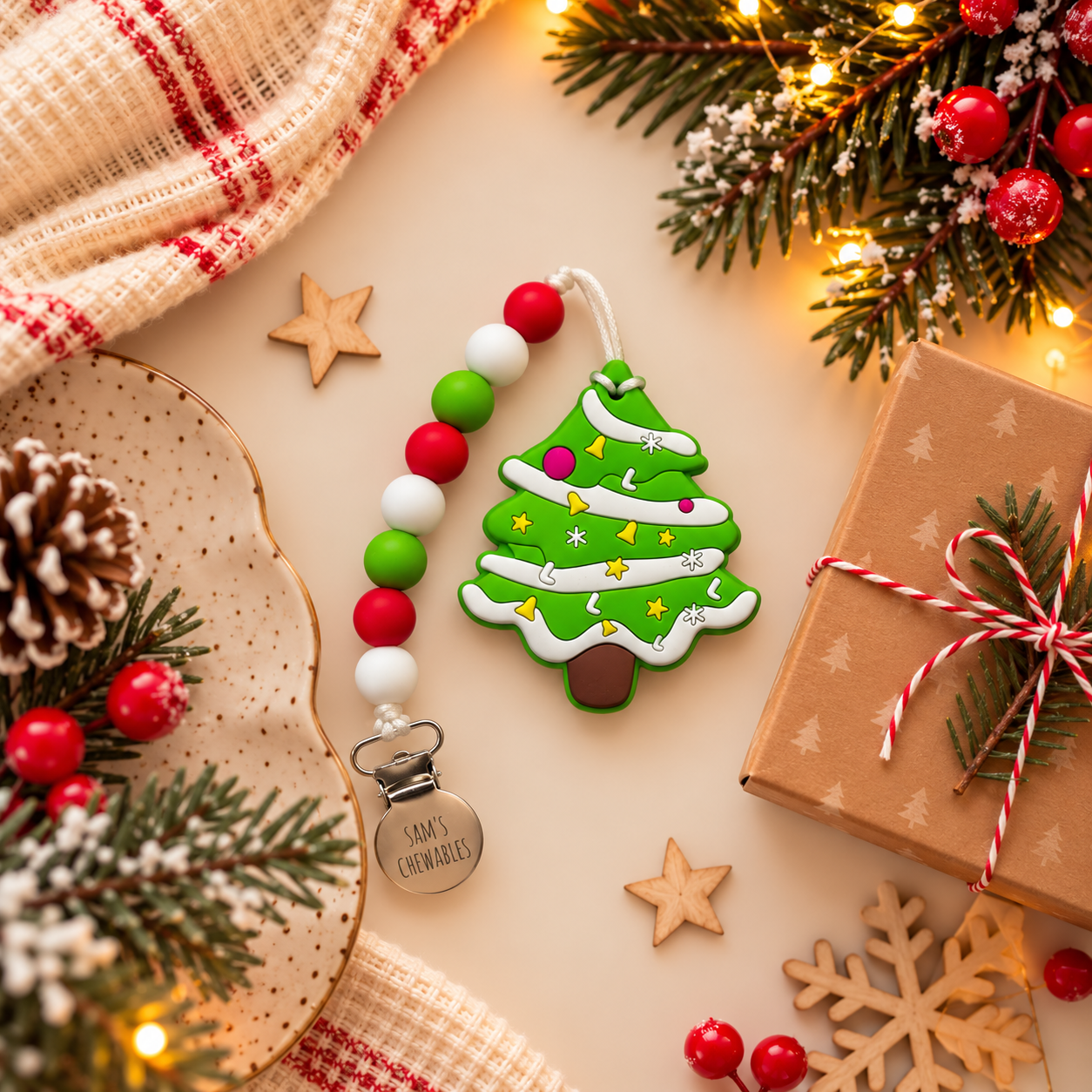 Decorated Tree Teether
