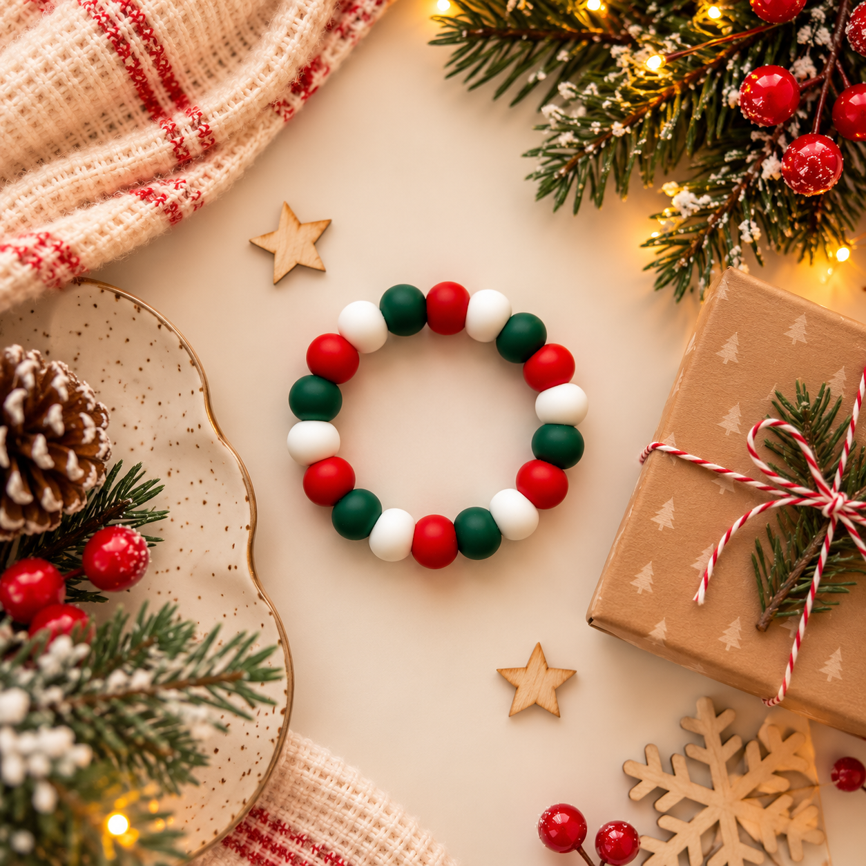 Christmas Colours Chew Ring
