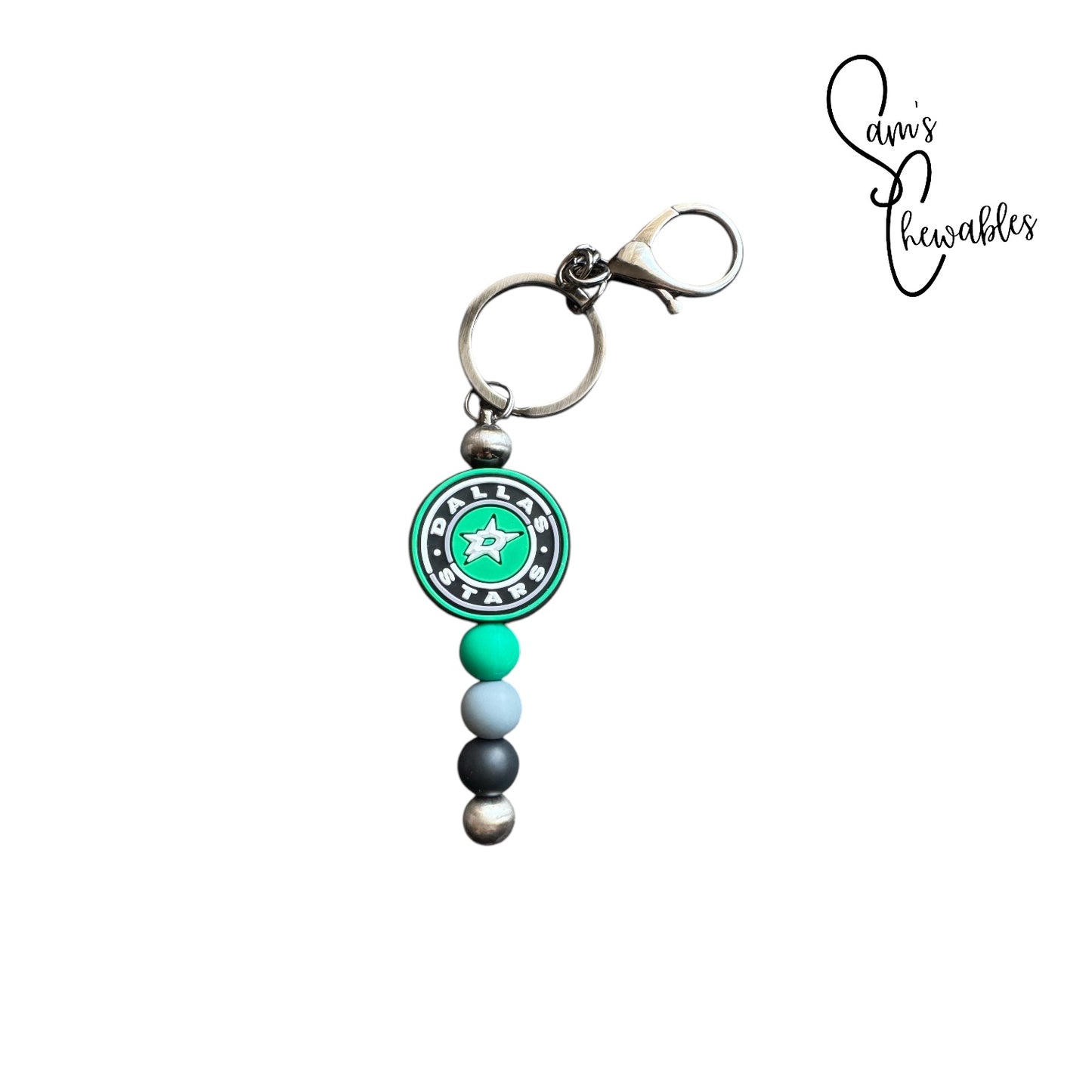Dallas Beaded Keychain