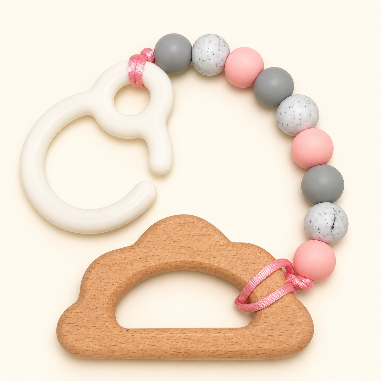 Wooden Cloud Teether