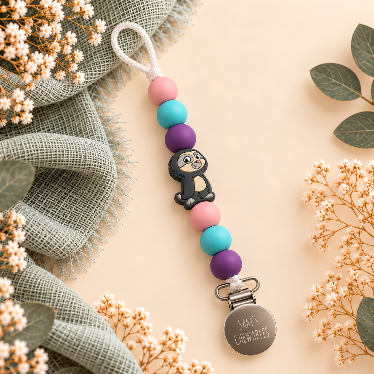 Sloth Soother Clip