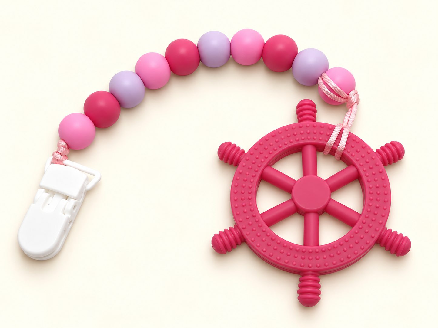 Bright Pink Helm Teether