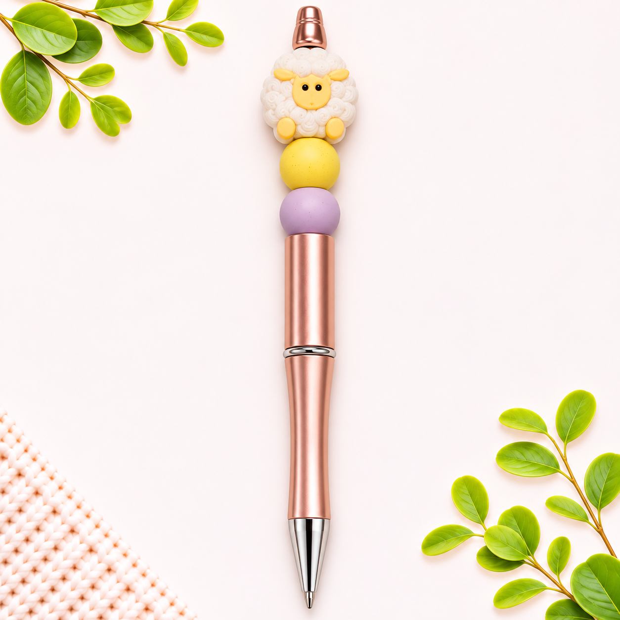 Sheep Beaded Pen
