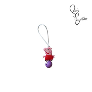 Girl Pig Zipper Pull