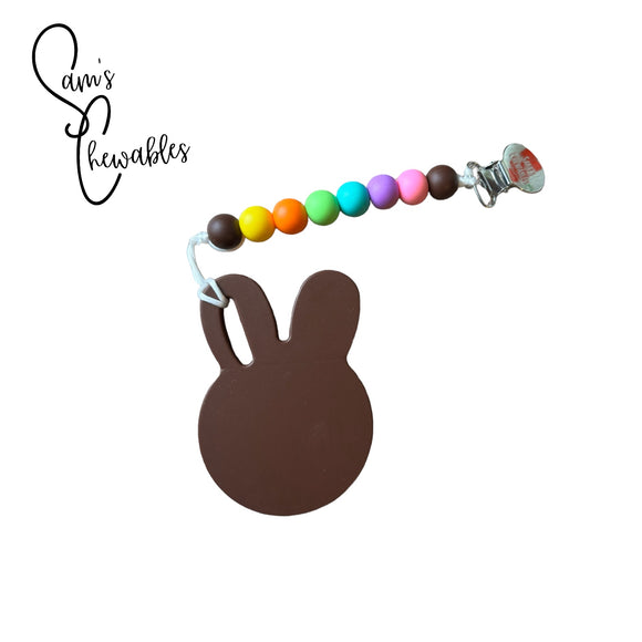 Chocolate Bunny Teether