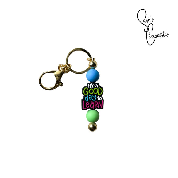 Its A Good Day To Learn Beaded Keychain