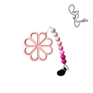 Pink Flower Teether