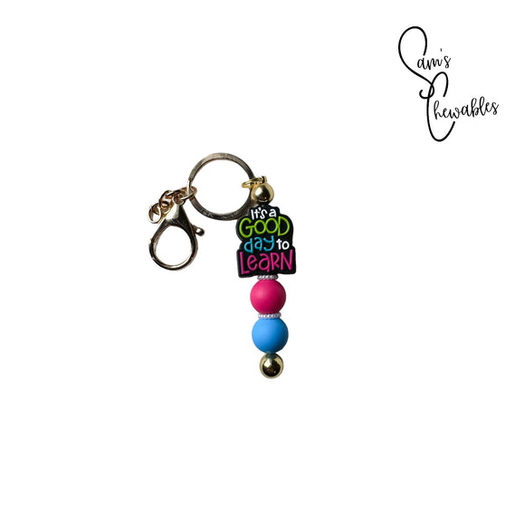 Its A Good Day To Learn Beaded Keychain