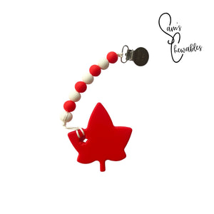 Red Maple Leaf Teether