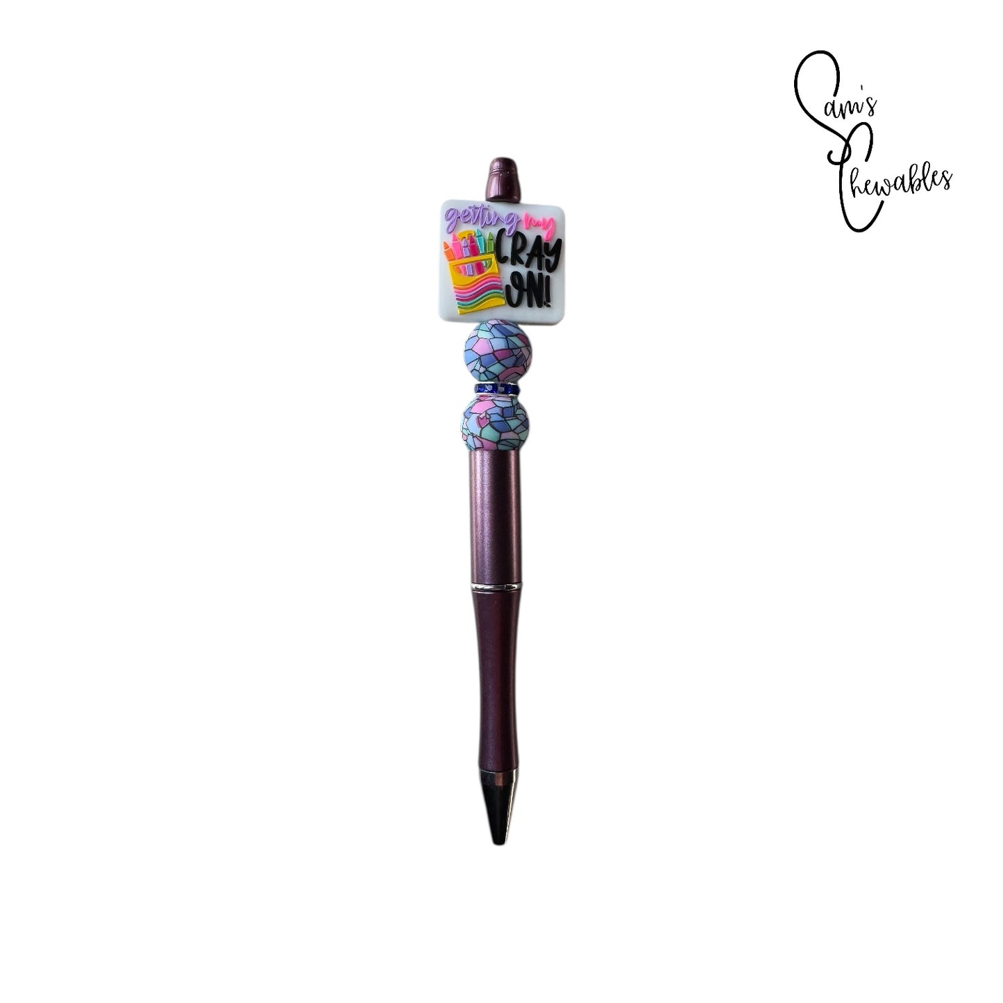 Getting My Cray On Beaded Pen