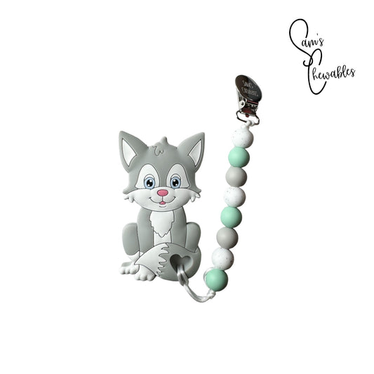 Grey Cat Teether