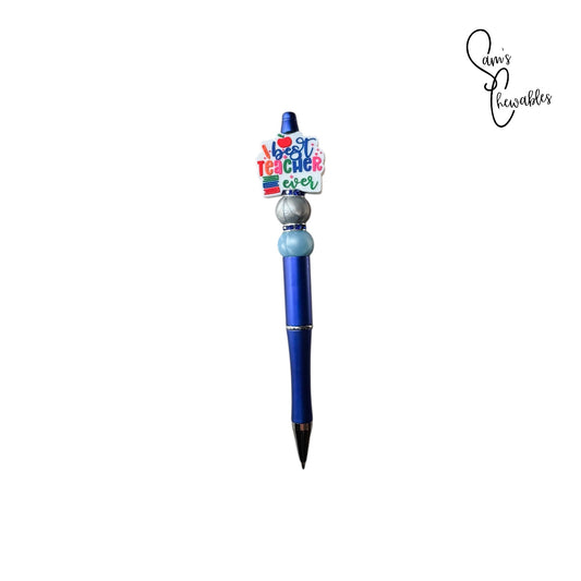 Best Teacher Ever Beaded Pen