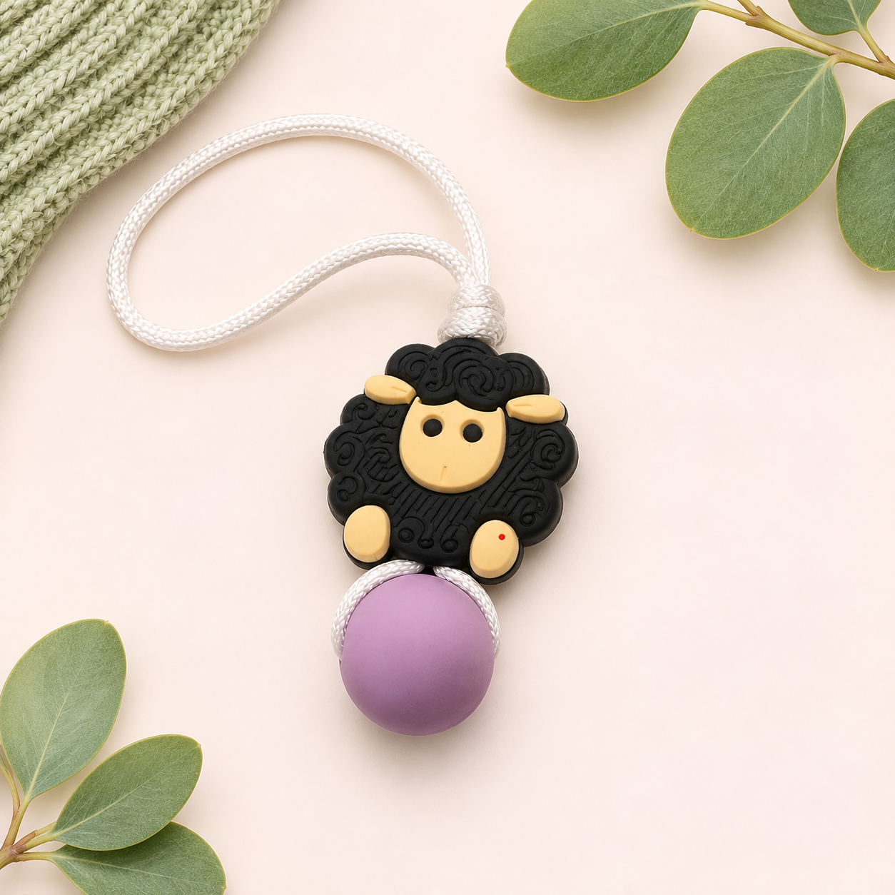 Sheep Zipper Pull