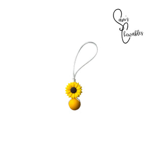 Sunflower Zipper Pull