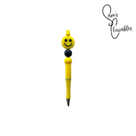 Yellow Smiley Face Pen