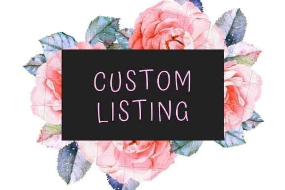Custom Order For Chantal