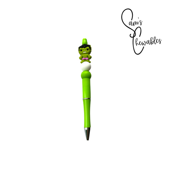 Angry Green Guy Pen