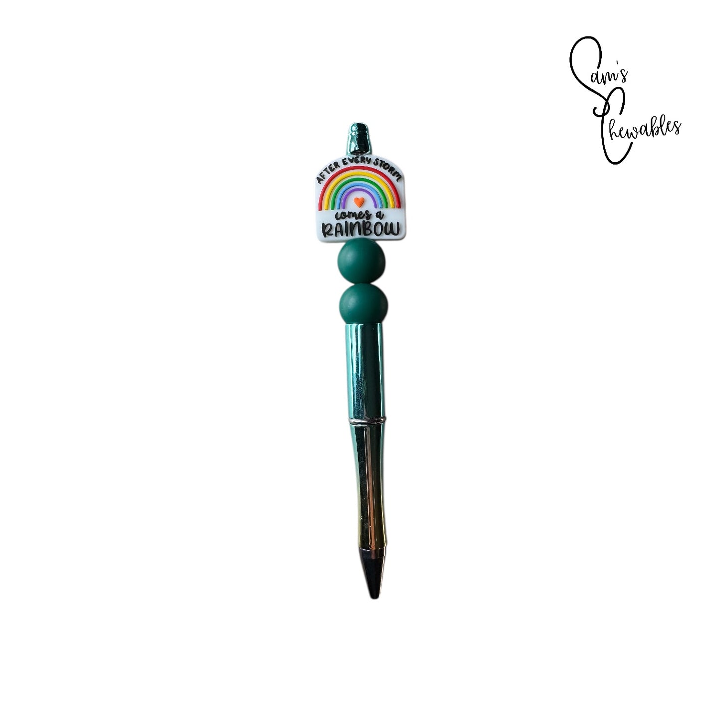 Rainbow Beaded Pen