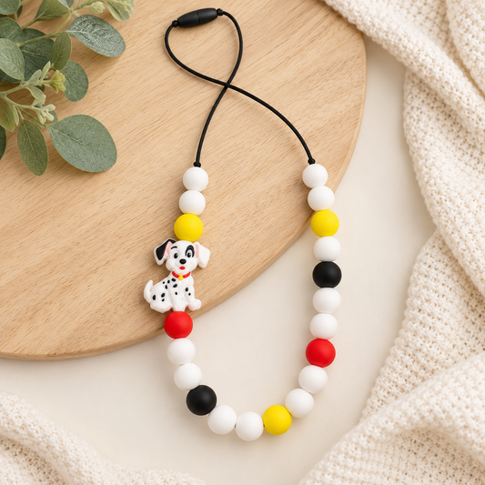 Dalmatian Kids Fidget Necklace