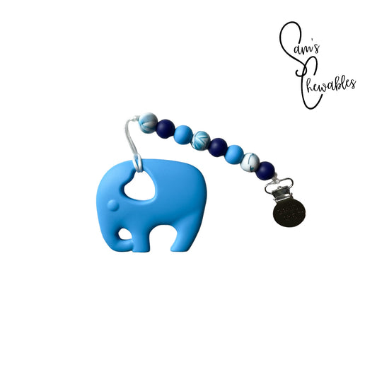 Blue Elephant Teether