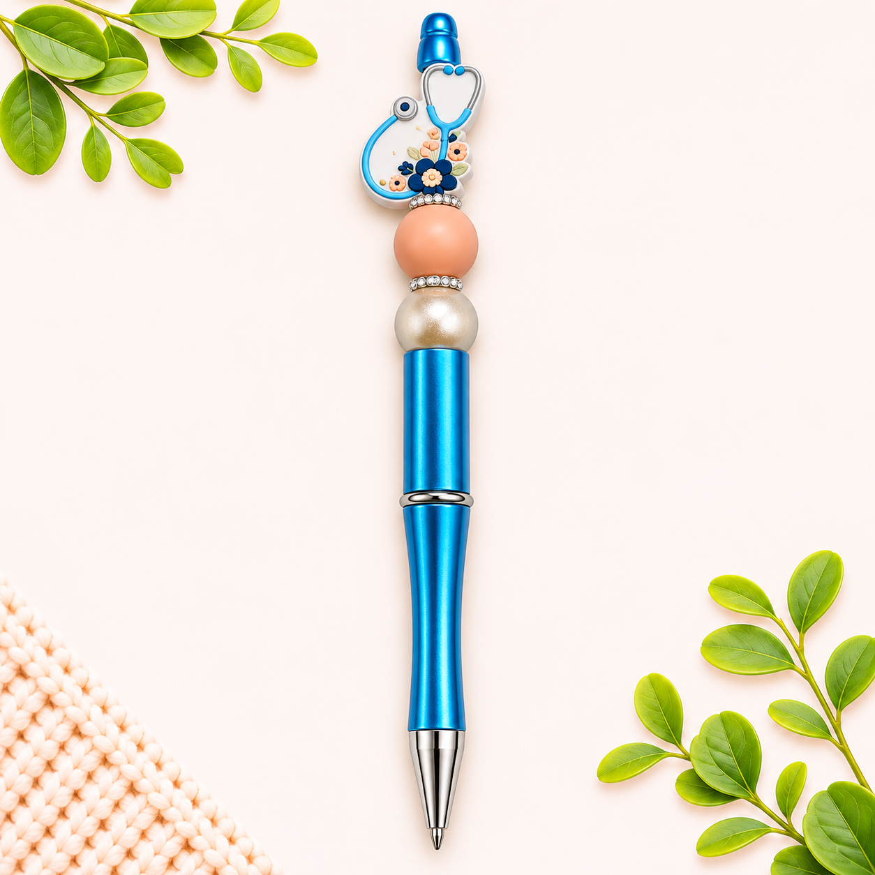 Stethoscope Beaded Pen
