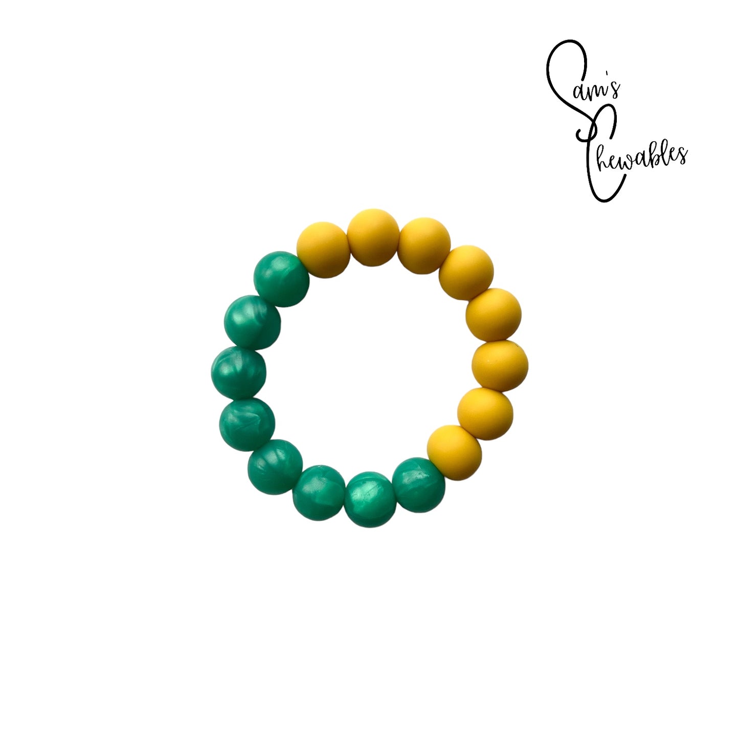 Emerald & Mustard Chew Ring