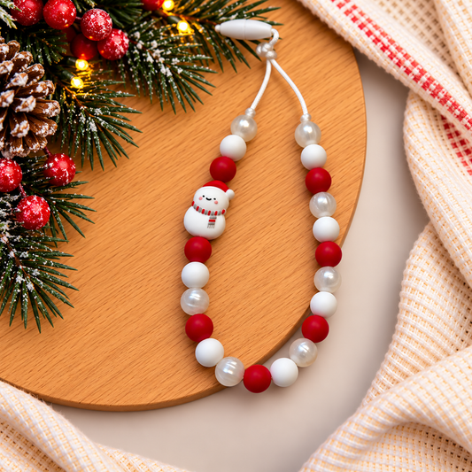 Snowman Kids Fidget Necklace