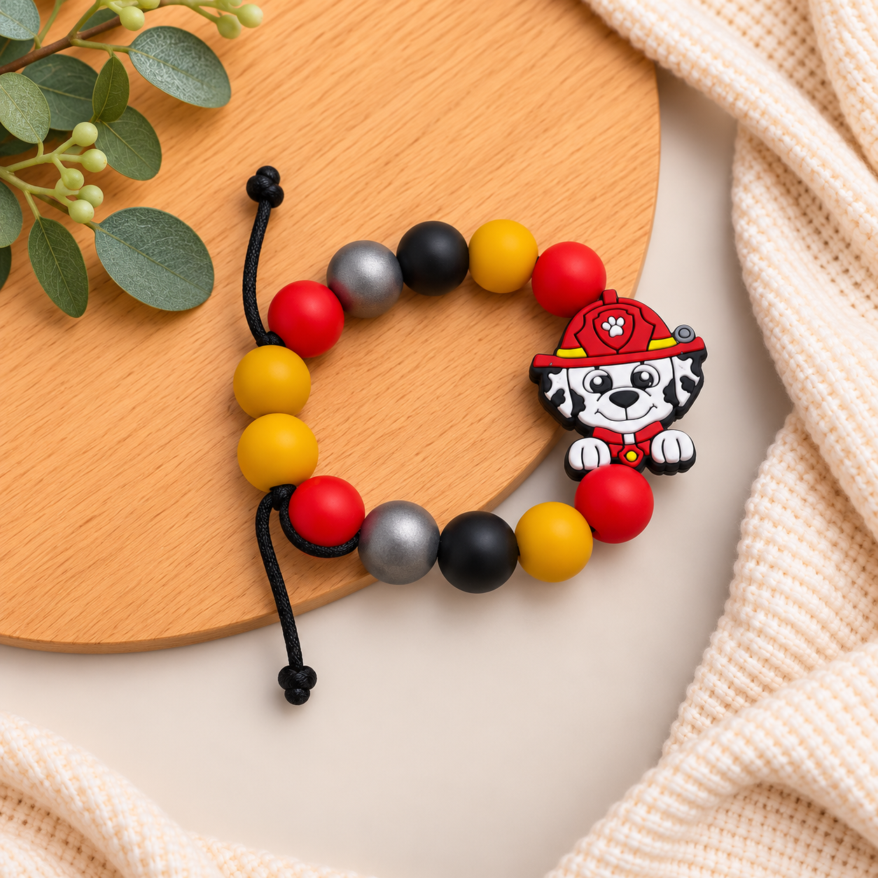 Firefighter Dog Grow With Me Bracelet