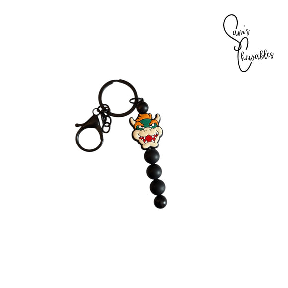 Video Game Villain Beaded Keychain