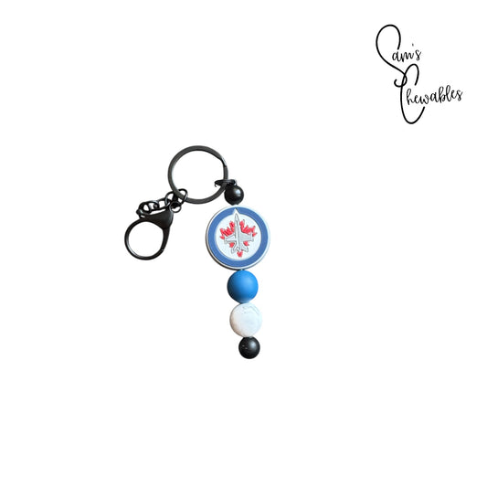 Winnipeg Beaded Keychain