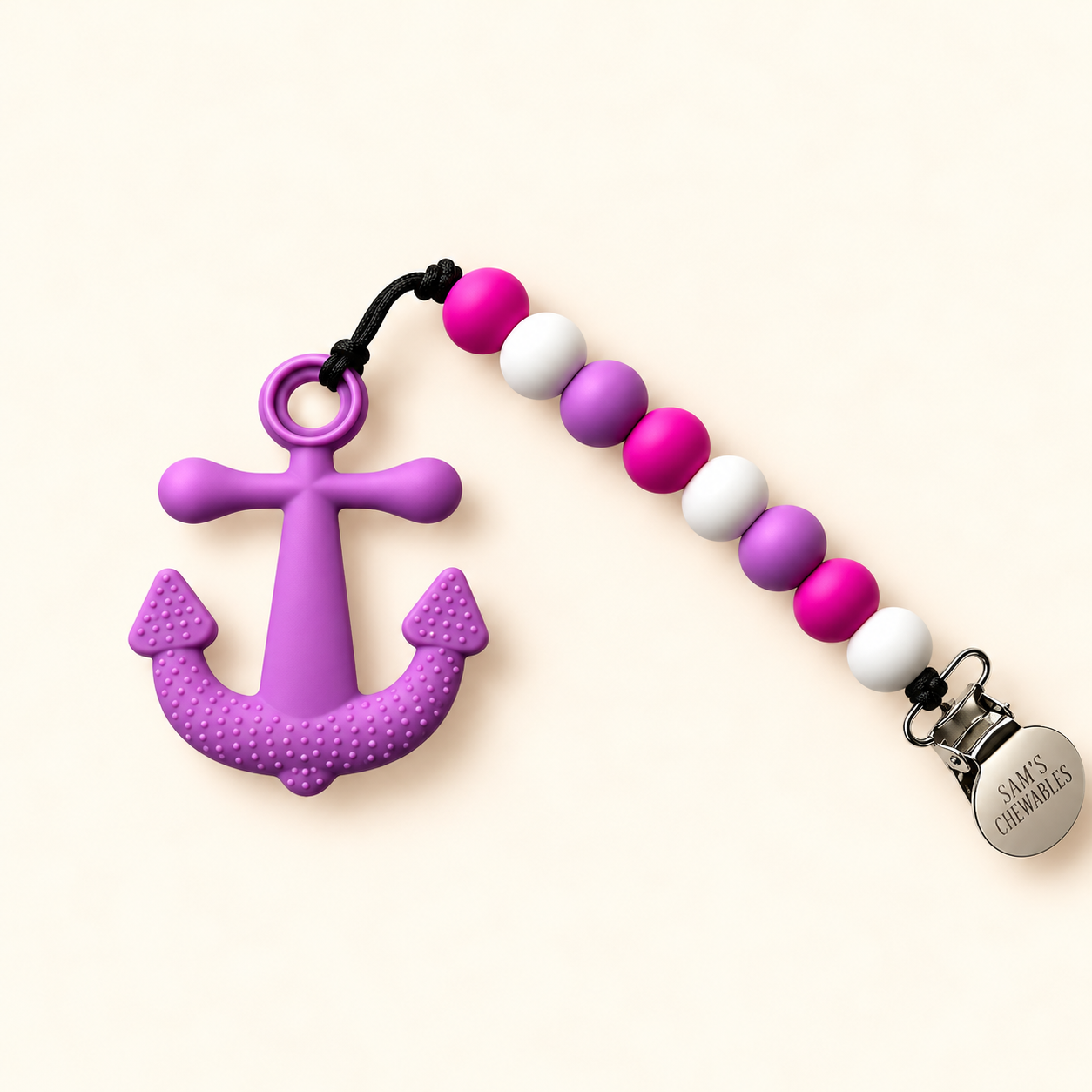 Purple Anchor Teether
