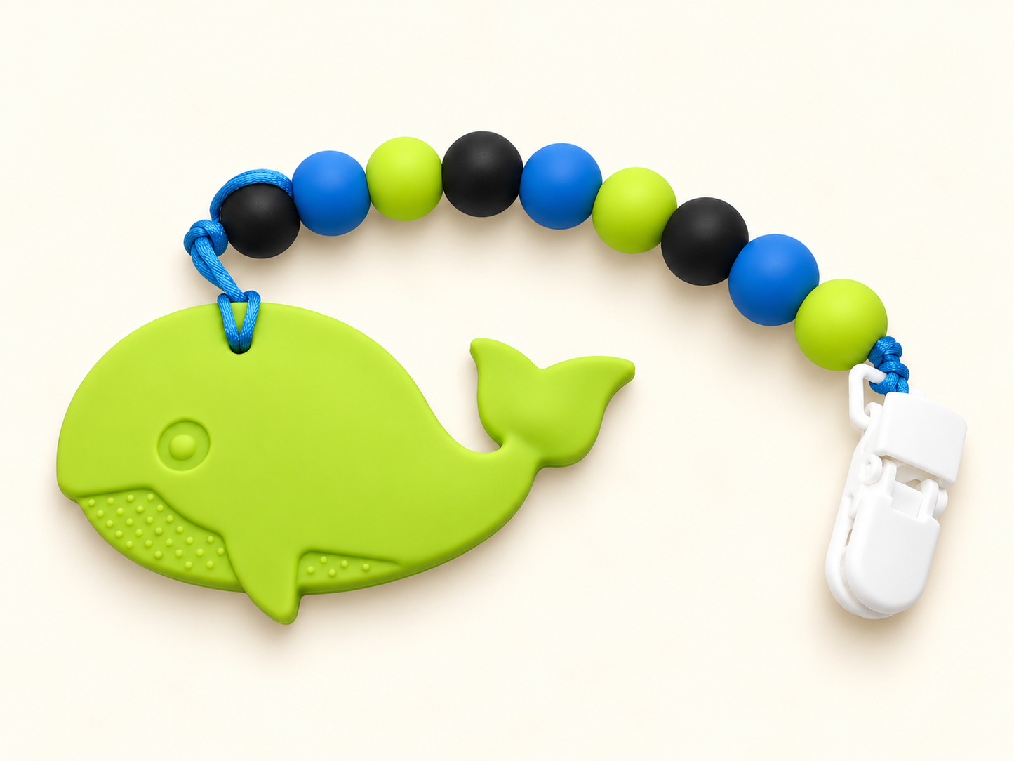 Green Whale Teether