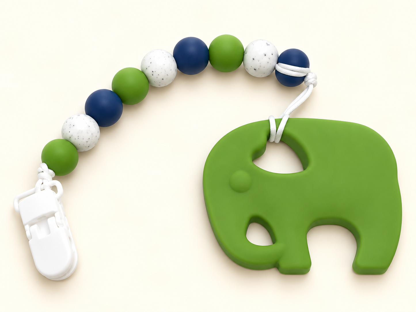 Green Elephant Teether