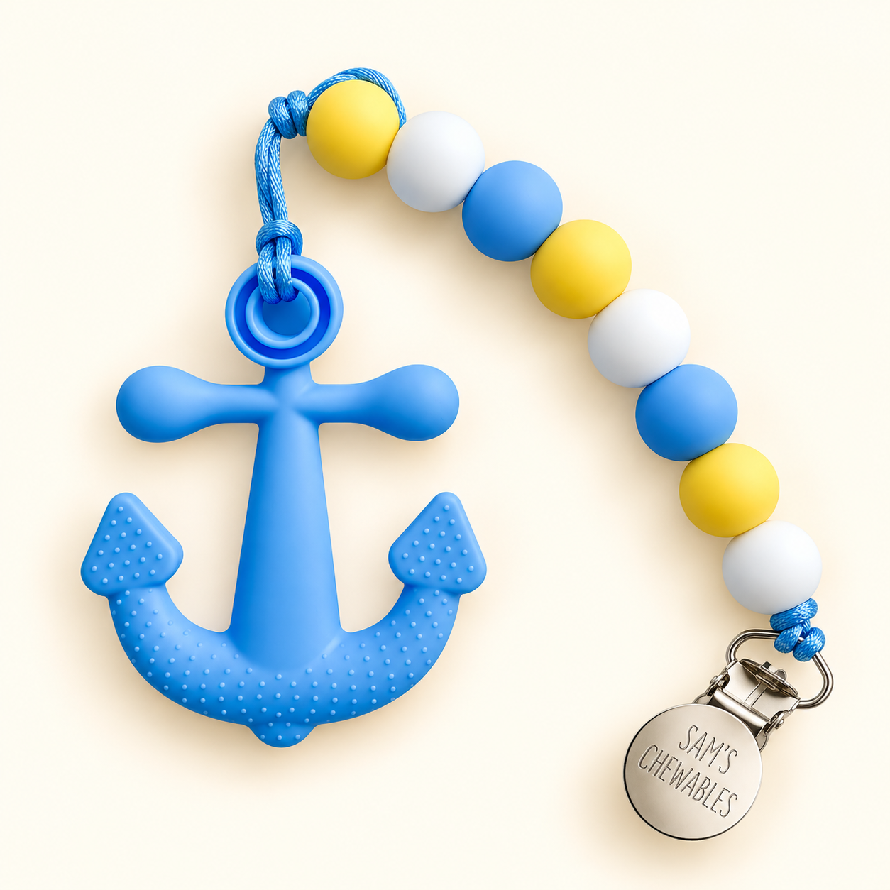 Blue Anchor Teether