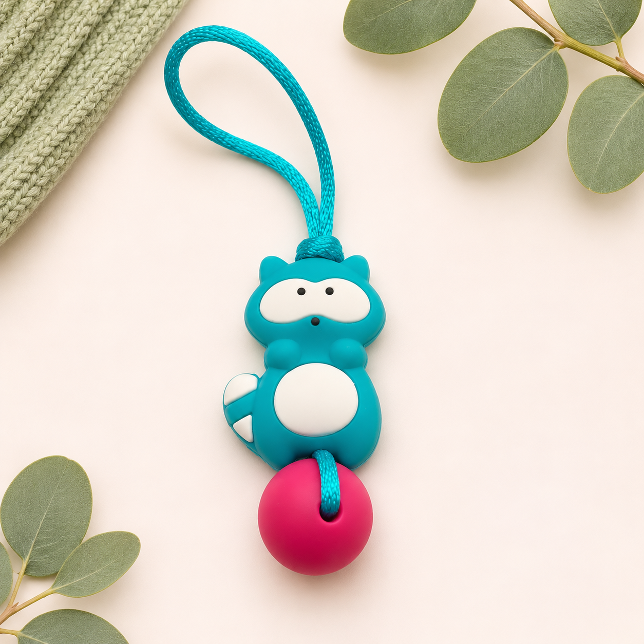 Racoon Zipper Pull