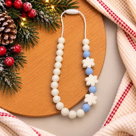 Snowflake Kids Fidget Necklace