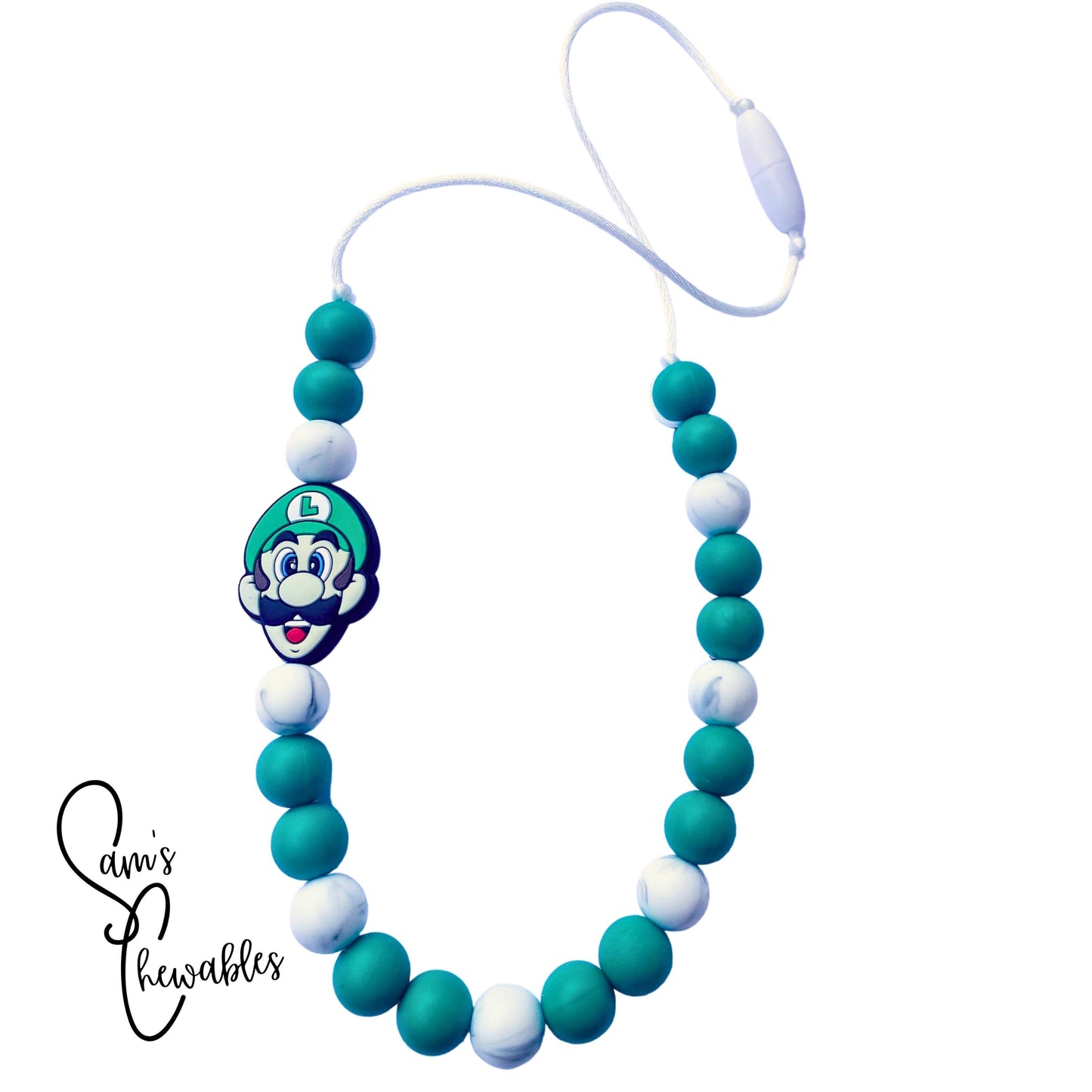 Green Plumber Kids Fidget Necklace