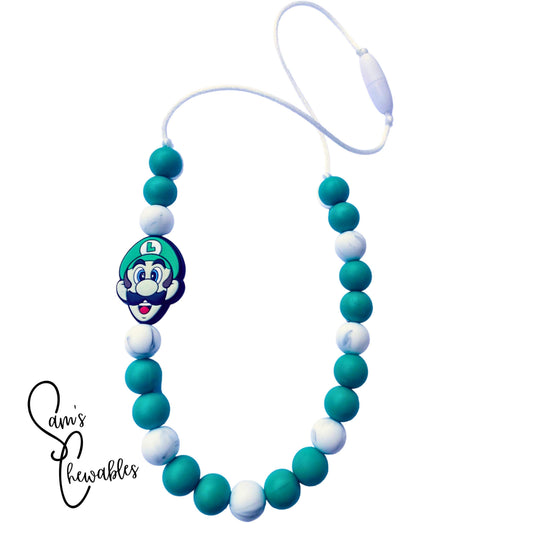 Green Plumber Kids Fidget Necklace