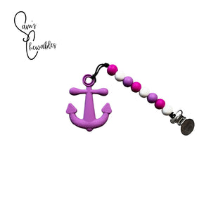 Purple Anchor Teether