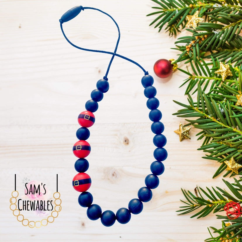 Santa’s Belt Kids Fidget Necklace