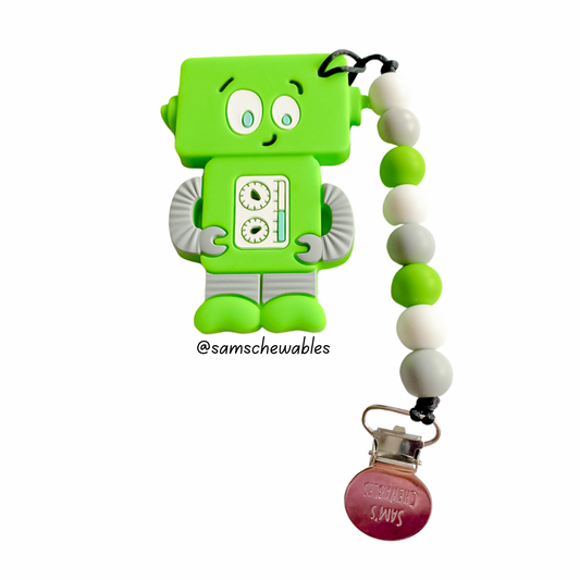 Green Robot Teether
