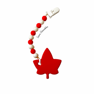Red Maple Leaf Teether