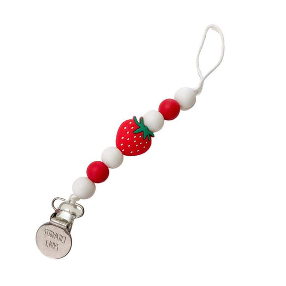 Strawberry Soother Clip