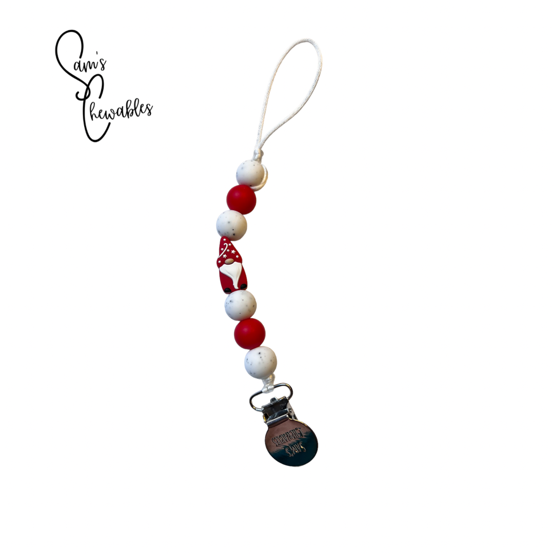 Red Gnome Soother Clip