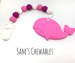 Pink Whale Teether