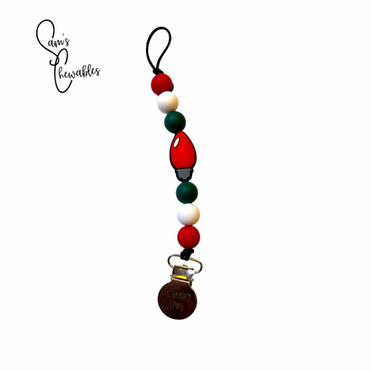 Christmas Light Soother Clip