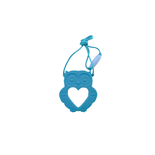 Teal Owl Sensory Necklace
