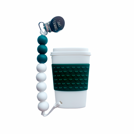 Green Coffee Cup Teether