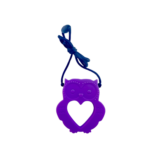 Purple Owl Sensory Necklace